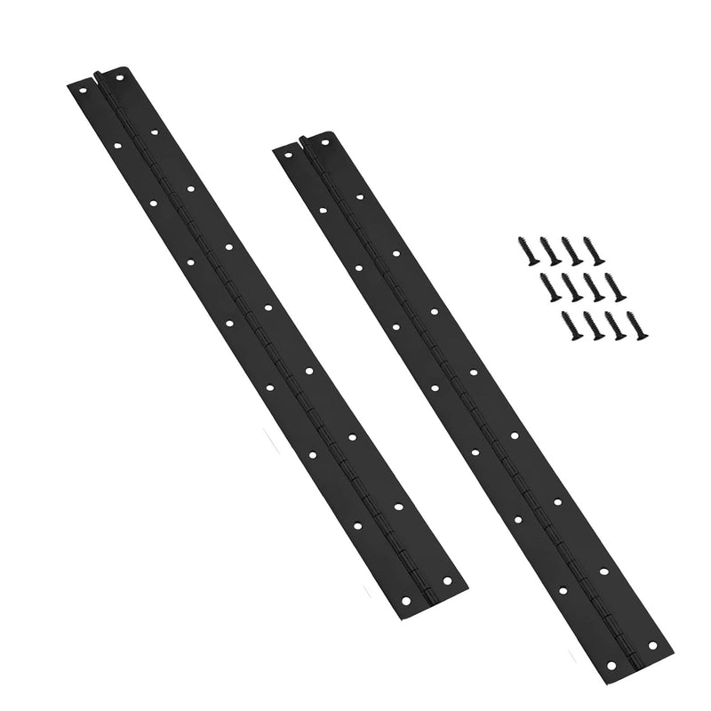 2PCS Continuous & Piano Hinges,18-Inch Heavy Duty Stainless Steel 304 Continuous Hinges Piano Boat Hinges,0.05" Thickness,2" Open Width, Ideal for Folding Cabinet Doors,Piano Cabinets