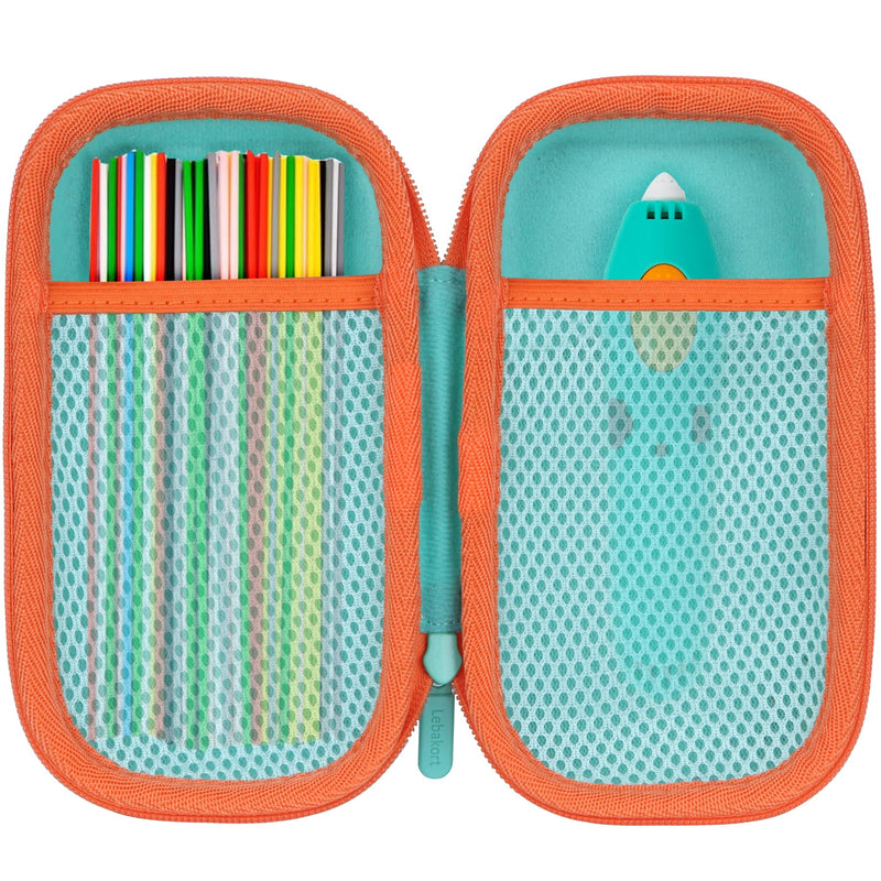 Storage Case Compatible with 3Doodler Start+ Essentials/Start Essentials 3D Printing Pen Set (Teal Case) Teal Case