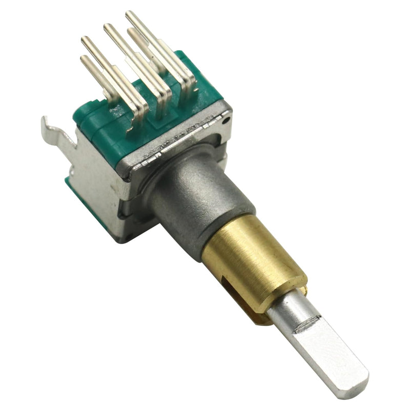 1Pcs EC11EBB24C03 Handle 25mm Dual Axis Encoder with Switch 30 Positioning Number 15 Pulse Point