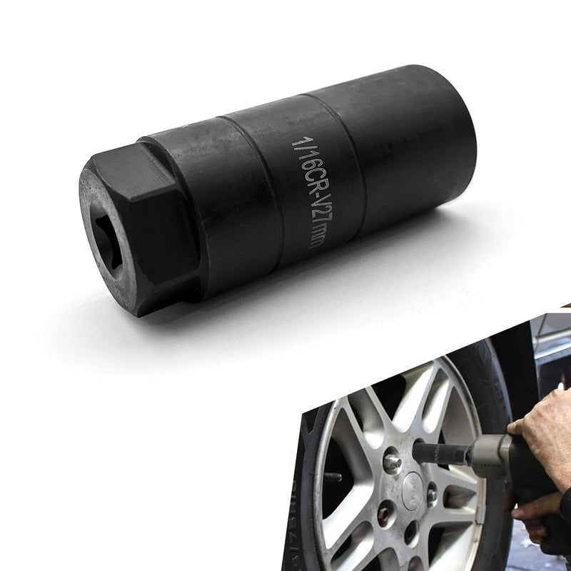 1 PC Automobile Oil Pressure Switch Socket, Oil Pressure Sensor Removal Accessories, Engine Oil Pressure Sensor Switch, Universal for Most Cars (Black) 1 PC Black