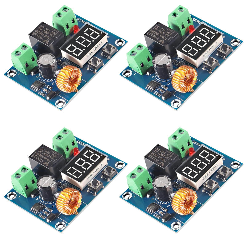 4pcs XH-M609 DC Voltage Protection Module 12-36V Digital Display Over-Discharge Circuit Protection Module