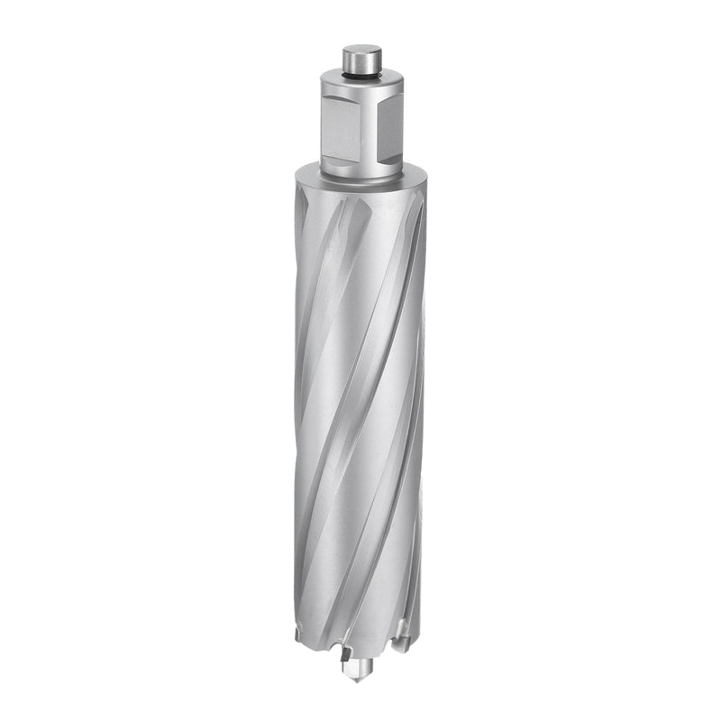HARFINGTON Annular Cutter 1-1/4" Dia 4" Depth 3/4" Shank TCT Cutting Drill Bits with Pin for Magnetic Drill Press 1-1/4" x 4"