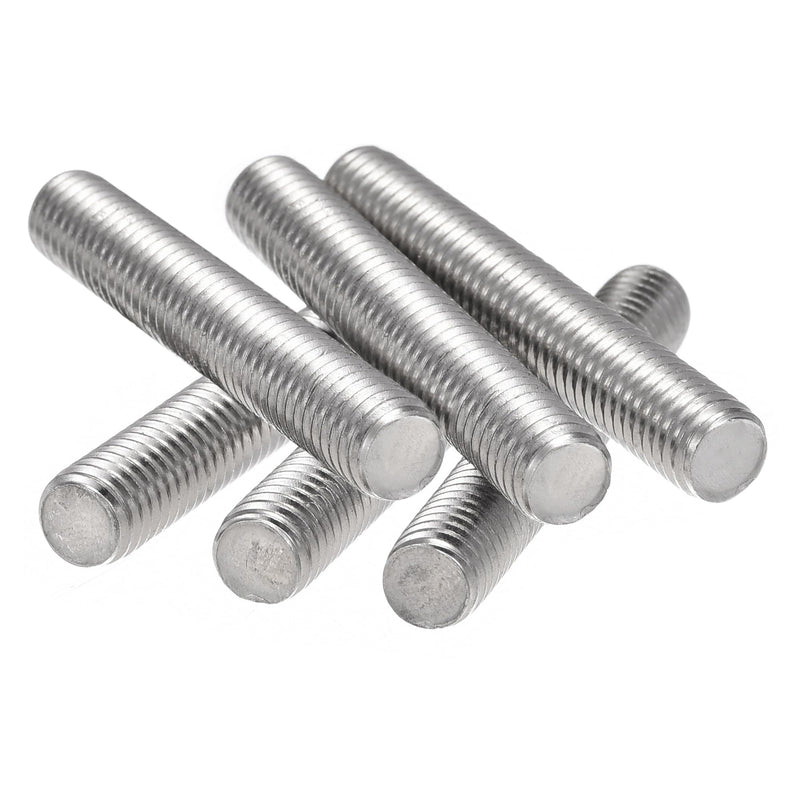 1/2"-13 Fully All Threaded Rod & Studs, 3" Length, 304 Stainless Steel Right Hand Thread Screw for Furniture Anchor Bolts, Clamps, Hangers and U-Bolts 6 Pack 1/2"-13 x 3"