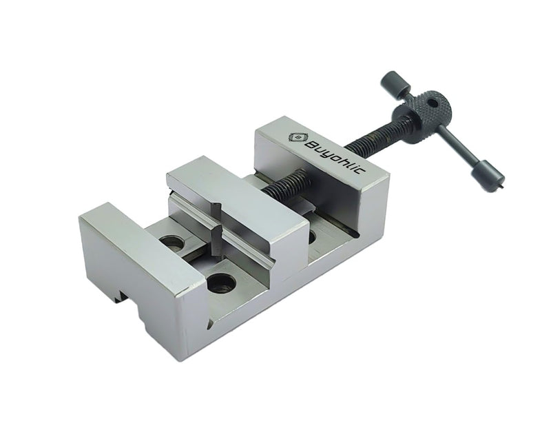 Buyohlic Steel Grinding Vice 2" (50 mm) For Mini Lathe Vertical Milling Slide