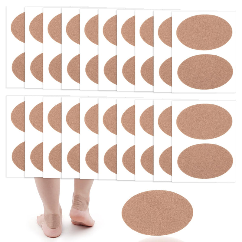 40pcs Moleskin Patches, Premium Flannel and Pressure Sensitive Adhesive Mole Skin Pads for Feet Health Prevention Bandages Supplies Lower Friction Suitable for High Heels Shoes Flat Shoes Sneakers