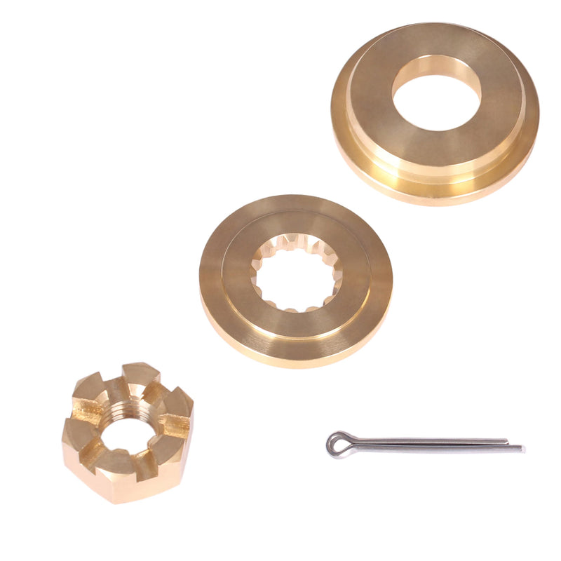 Boat Engine 0320305 778002 18-4230 Thrust Bushing, 0315810 777991 18-4228 Washer Spacer, 0314503 18-3705 Prop Nut, 0314502 Cotter Pin for Evinrude Johnson OMC BRP 35HP-75HP Propeller Hardware Kit
