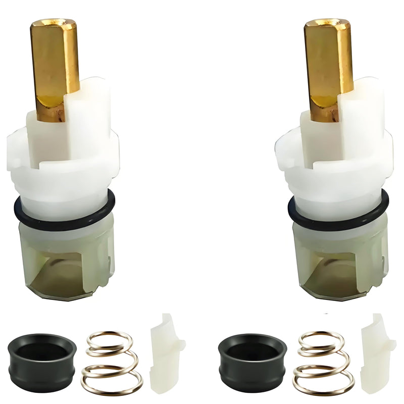RP25513 RP24096 Faucet Stem Assembly Compatible with Delta Two Handle Faucet Repair Kit with RP4993 Seat and Spring (2) rp25513