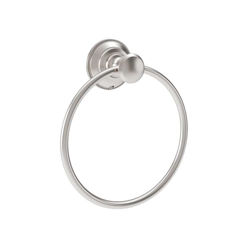 Symmons Braston Wall Mounted Bathroom Towel Ring in Satin Nickel - 583TRSTN