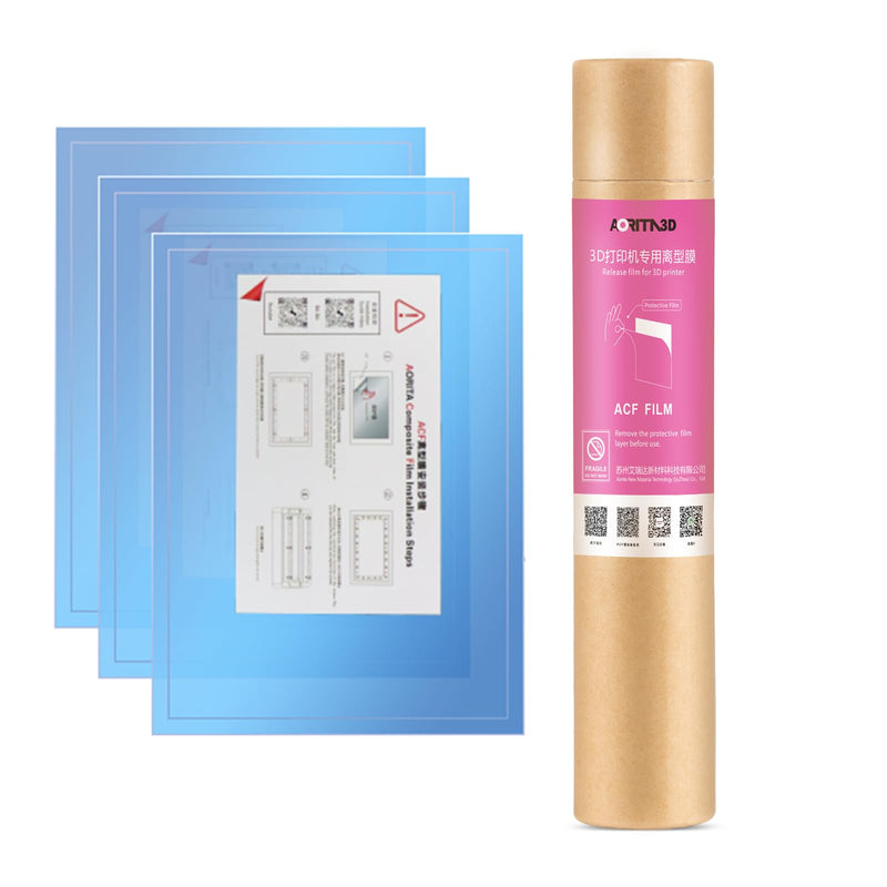 3Pcs Easy to Install ACF Film 290 * 210 * 0.3mm High Speed Release Film for Phrozen Mighty 4k,Elegoo Saturn 3 Ultra,Saturn 4 Ultra,Creality halot mage 3PCS Upgrade ACF 290*210mm