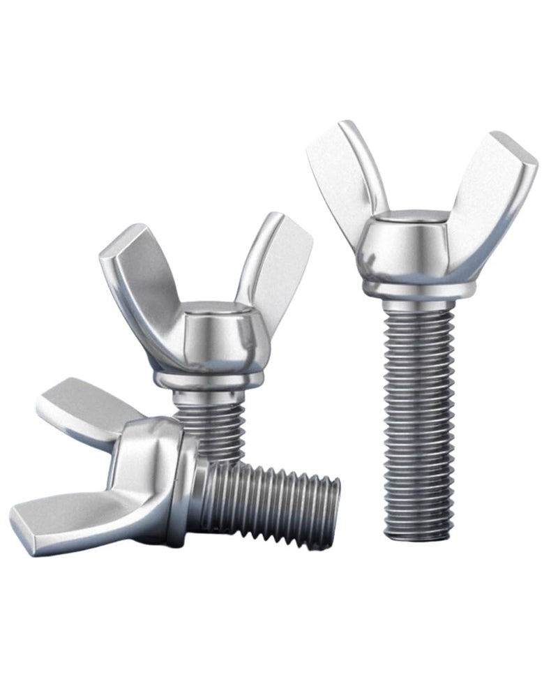 1/4-20x3/4(50pcs) 304 Stainless Steel Wing Butterfly Screws Bolts,Wing Bolt,Thumb Hand Screws for Electronic Equipment,Wing Bolt Thumb Hand Screws 1/4-20x3/4(50pcs) 50