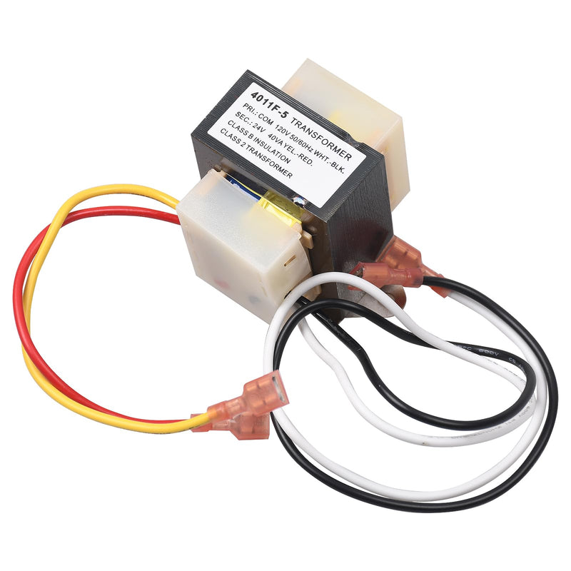 46-24124-06 HVAC Transformer, Replacement for Rheem Furnace Parts 40 VA 120/24V Channel 2 Hole Mount Model