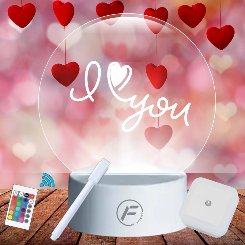 Lamp Table Personalized DIY Message Board Night Light - USB Powered with Erasable Pen and Remote Control - Customizable LED Writing Pad - Unique Present for Office, Room, or Desktop Decoration
