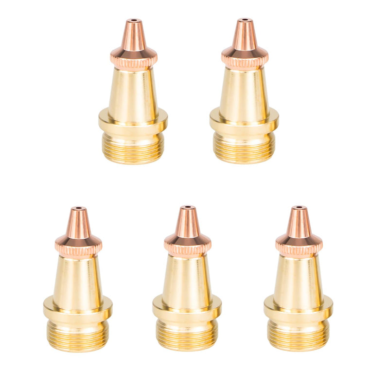 Laser Cutting Nozzle 5 Pcs Handheld Welding Head Gun Copper Nozzle M16 H35 for CQWY/SUP20S/T SUP21S/T Parts for Portable Fiber Laser Welder