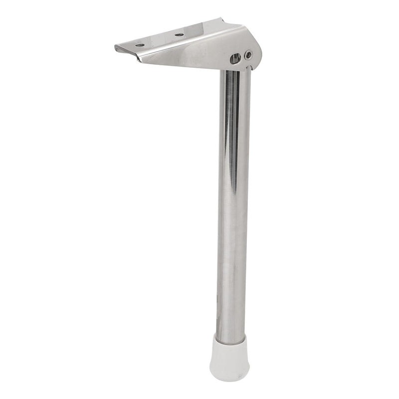 Fockety 13inch Boat Seat Swing Leg, 90 Degree Folding Support Plate Seat Support Leg for Boat, Adjustable 304 Stainless Steel Boat Bench Seat Legs with White Rubber Tips, for Marine Left 8423SL13