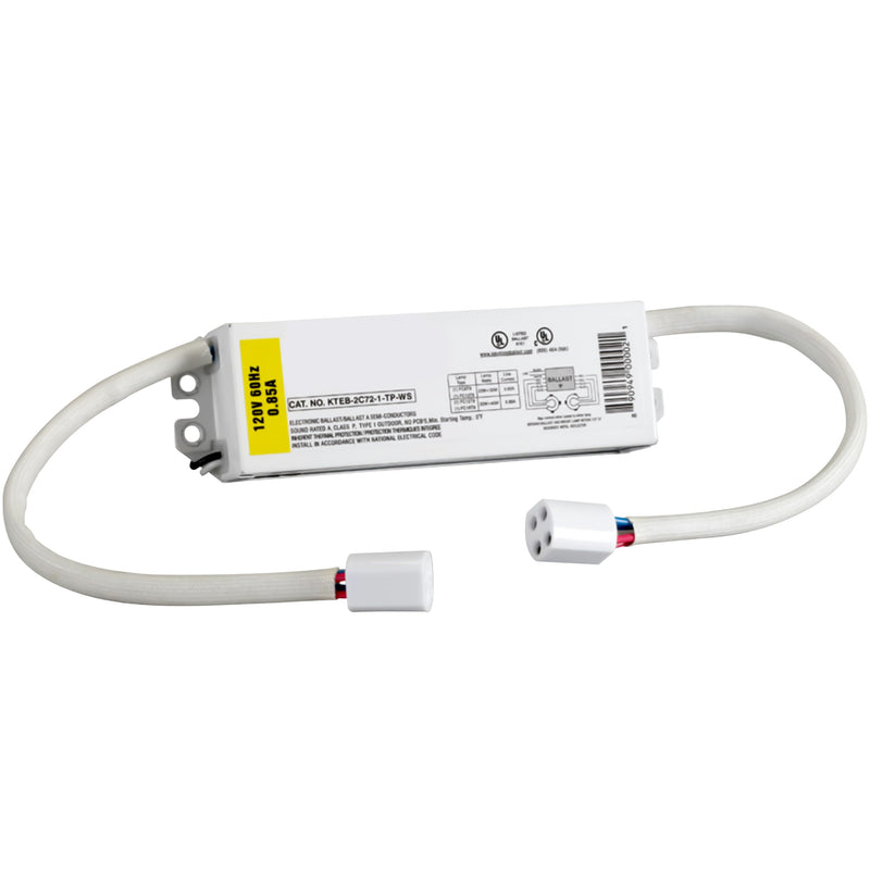 OHLECTRIC Replacement for Keystone KTEB-2C72-1-TP-WS 2 Lamp Circline Electronic Fluorescent Ballast with Normal Light Output, 120V Input with Rapid Start Operation, 0.80 Ballast Factor, UL-Approved 1