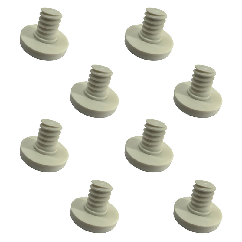 8 PCS Replacement Bolts Compatible with Suncast Storage Sheds for Suncast/Craftsman Resin Storage Sheds, Replacement Screws Compatible with Suncast Storage Sheds Shed Accessories (8, White, 3/8) 8