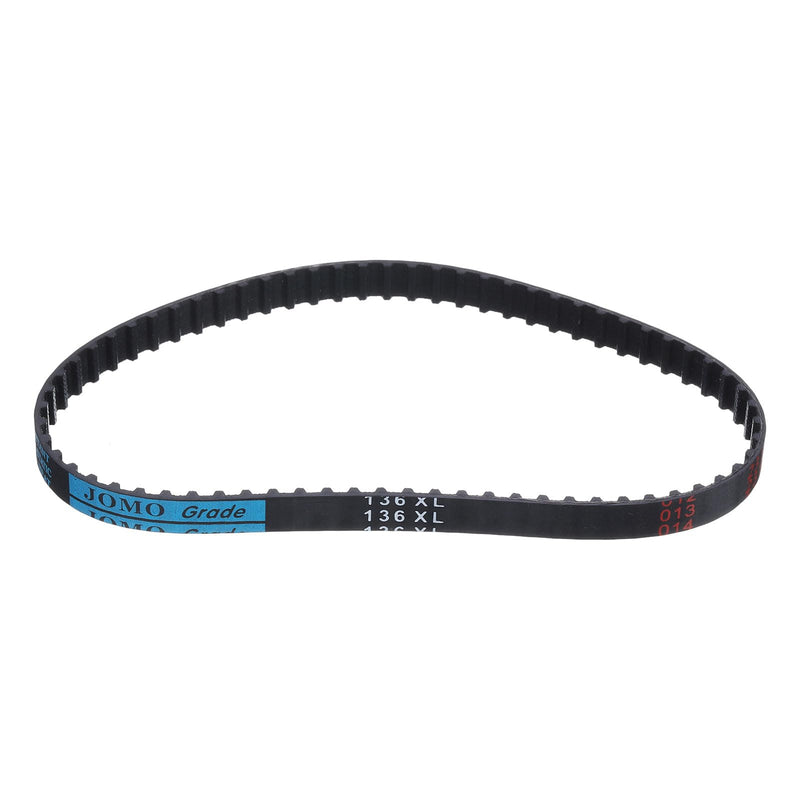 uxcell 136XL 037 Timing Belt 68 Teeth Rubber Geared Cogged Belt, 0.37" Width, 0.20" Pitch Synchronous Timing Belt 136XL037