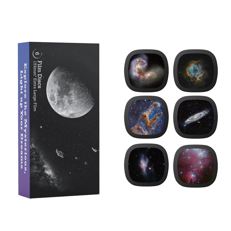 Realistic Discs - Discs for Ainael Meteor and Galaxy Projector, 5k Ultra HD Slide for Home Planetarium, 6 Discs Set Without Projector (Nebula 3) Nebula 3