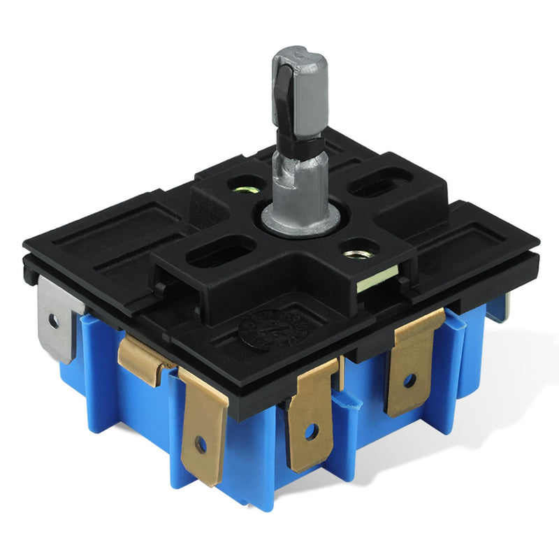 WB24X25013 Electric Range Infinite Control Switch Replace for GE Switch WB24X25013 Surface Element Control Switch, for 191d4774p005 Switch,Ap5999509,4464832,PS11729102,Suitable for GE Appliances