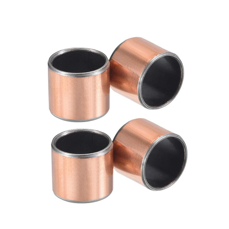 Sleeve Bearing, 5/8" Bore x 3/4" OD x 3/4" Length Self-Lubricating Plain Bearings Wrapped Oilless Bushings 4 Pack 5/8" x 3/4" x 3/4"