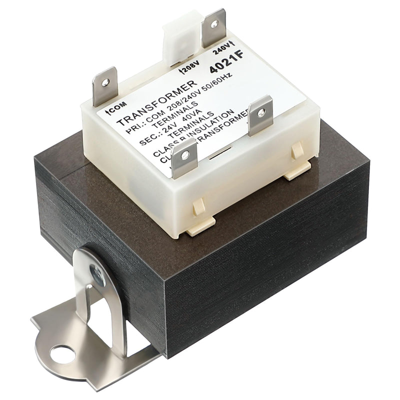 24V Transformer, Primary 208V 240V, Secondary 24V, 0130M00138S 208V 240V to 24V Transformer, HVAC Furnace Transformer with Foot Mount, 40VA Transformers Compatible with Goodman/Amana/Trane