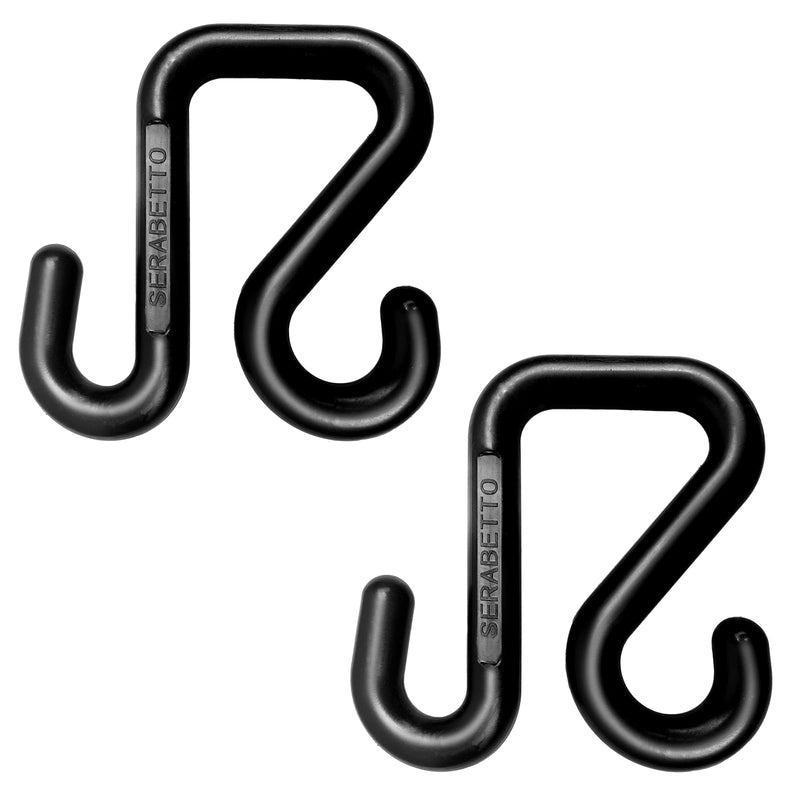 2 Pack Bucket Hooks, Aerial Bucket Hooks, Fits for 2" Aerial-Bucket Lip, Lineman Bucket Hooks, Black Nylon 99 Design | Perfect for Lineman and Bucket Use