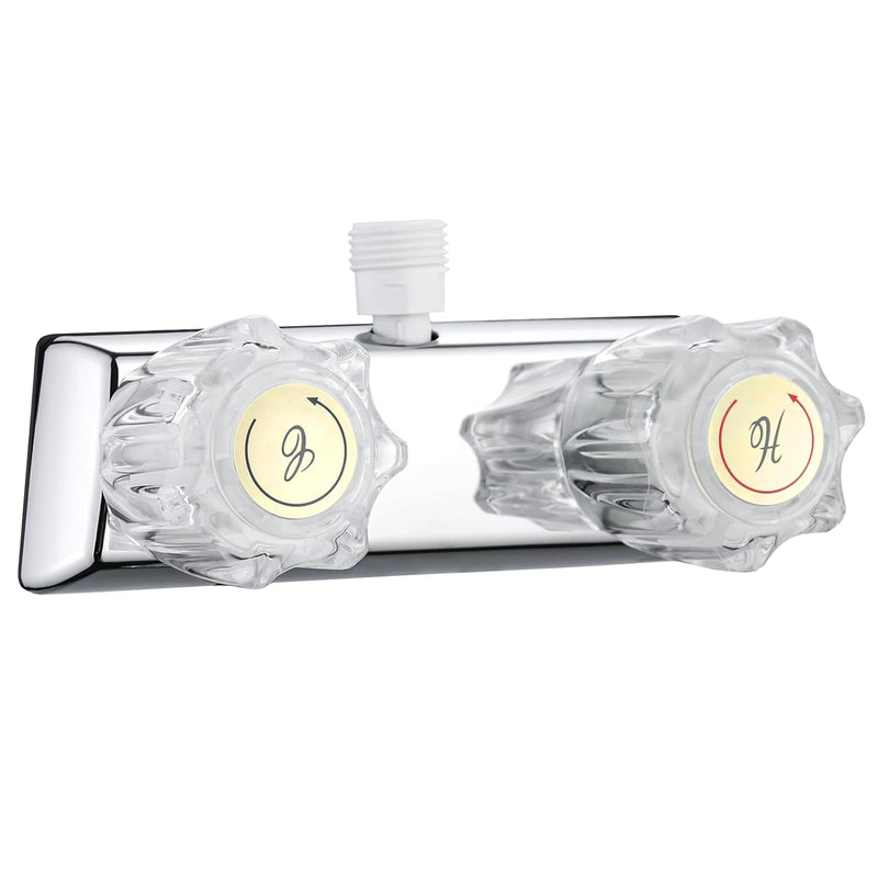 RV Shower Faucet, Camper Shower Faucet, RV Shower Replacement Valve Diverter, Bathroom Shower Mixing Valve Control for RV, Camper Van, Travel Trailer, Motorhome Chrome