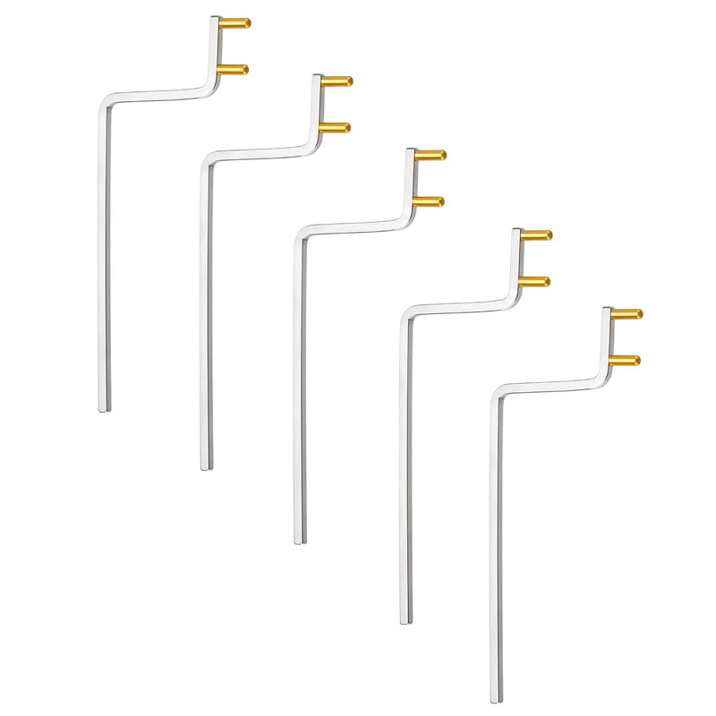PER4MANCE Dental Posterior Indicator Arms (Pack of 5): Dental X-Ray Sensor Holder BAI Style Yellow Color-Coded, Autoclavable