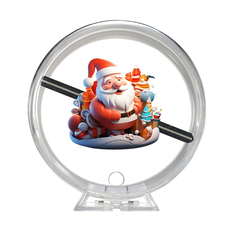 with Protective Cover, 4.7''Holographic Plug and Play LED Advertising Display, with Remote&Bluetooth&1500 Video Library, for Halloween,Christmas, Retail,Trade Show,Tabletop Promotion