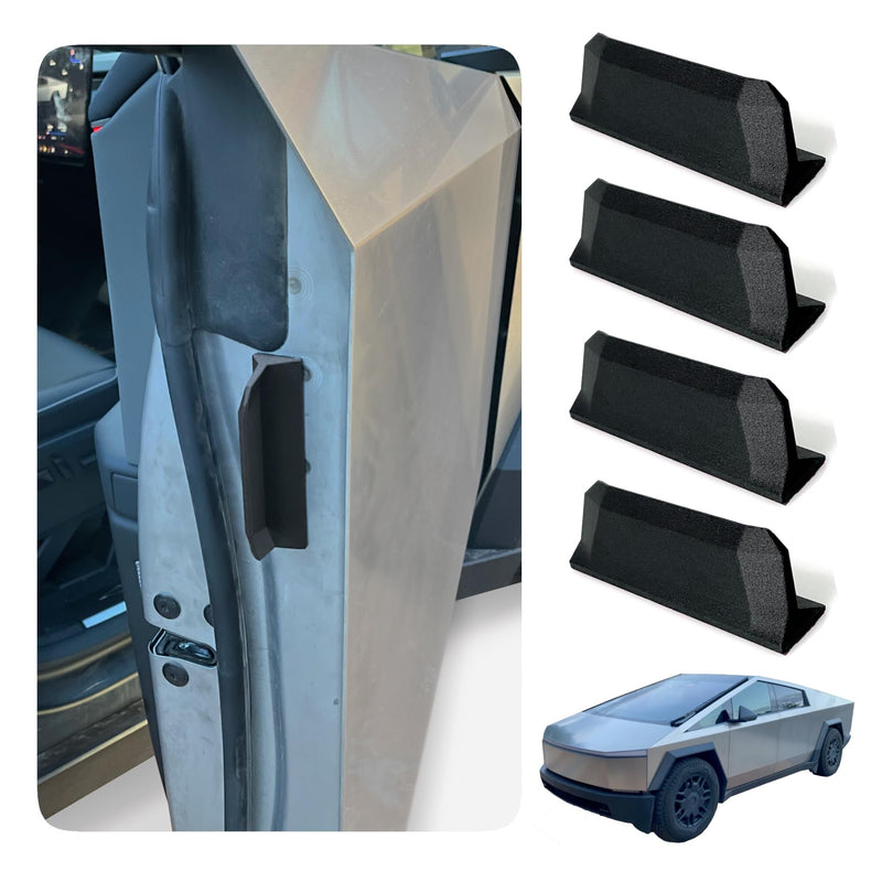 Door Handles for Tesla Cybertruck - Anti Fngerprint Cybertruck Door Handle Accessories - Easy Install Interior Carbon Fiber Door Closers (4pc)