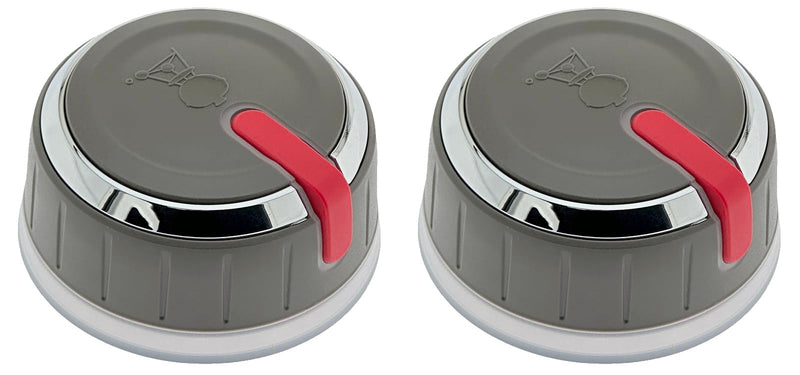 66754 Lighted Main Burner Control Knobs for Weber Genesis II LX Series (Model Years 2017 and Newer), Control knob kit Set of 2
