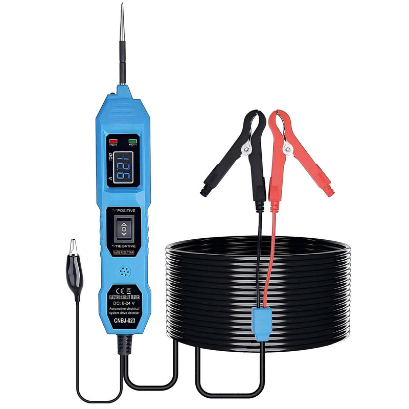 Multifunctional Car Automotive Circuit Tester, 3.5V-36V AC/DC Car Power Circuit Probe Tester, Circuit Tester with LCD Screen Display, Automotive Short Circuit Finder Electrical Tester with Light