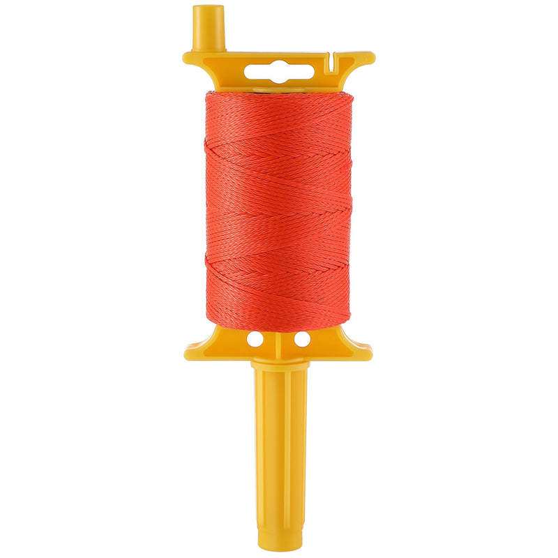 Mason Line with Handle, Twisted 540 FT #18 Reloadable Line Reel, Braided Nylon String for Gardening or Masonry Tools, Construction String for A String Level, Outdoor Kite Twine String