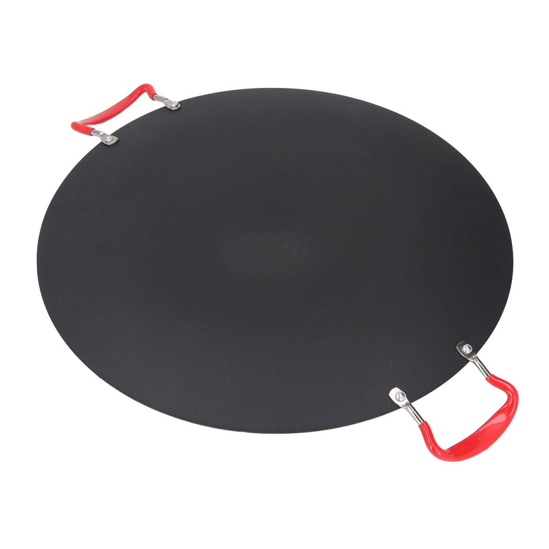 Non Stick Korean Grill Pan, Round BBQ Griddle Pan with Silicone Handle Design, High Temperature, Suitable for Camping, Outdoor Barbecue (Small 70 X 55 X 45cm / 27.6 X 12.6" x 12.2" x 3.1"