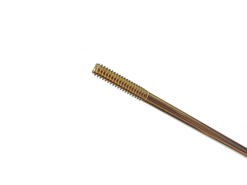 12 Inch Toilet Float Rod,1/4" Thread Brass Rod for Float Valve and Toilet Float Ball Valve,Cut to Adjust the Length from 11 Inch to 12 Inch, Float Ball Valve Arms,Tank Ball & Rods for Toilet Repair