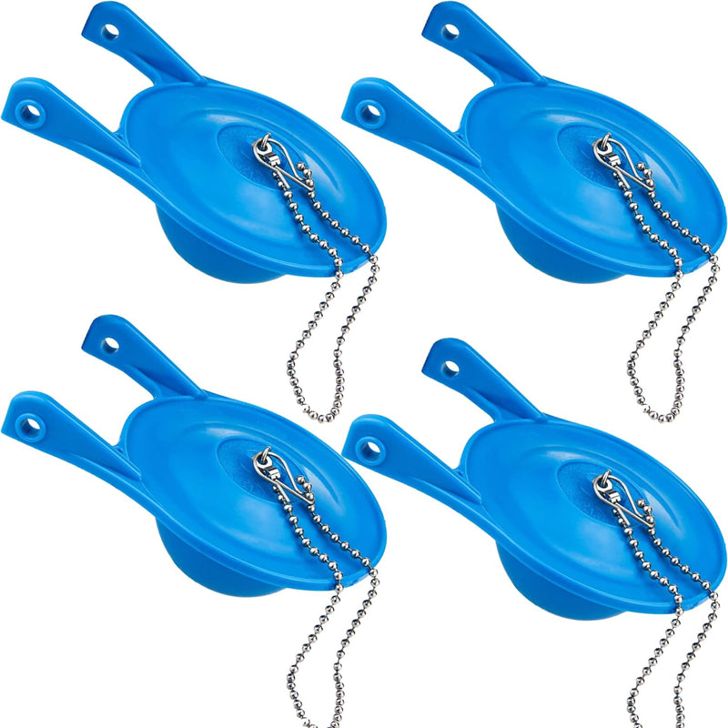 Gerber Toilet Flapper Replacement, 4-Pack 3 inch Toilet Stopper Kit for Gerber 99-788 Fits 3 inch Toilet Flush Valve, Water Saving, Easy to Install Blue x 4
