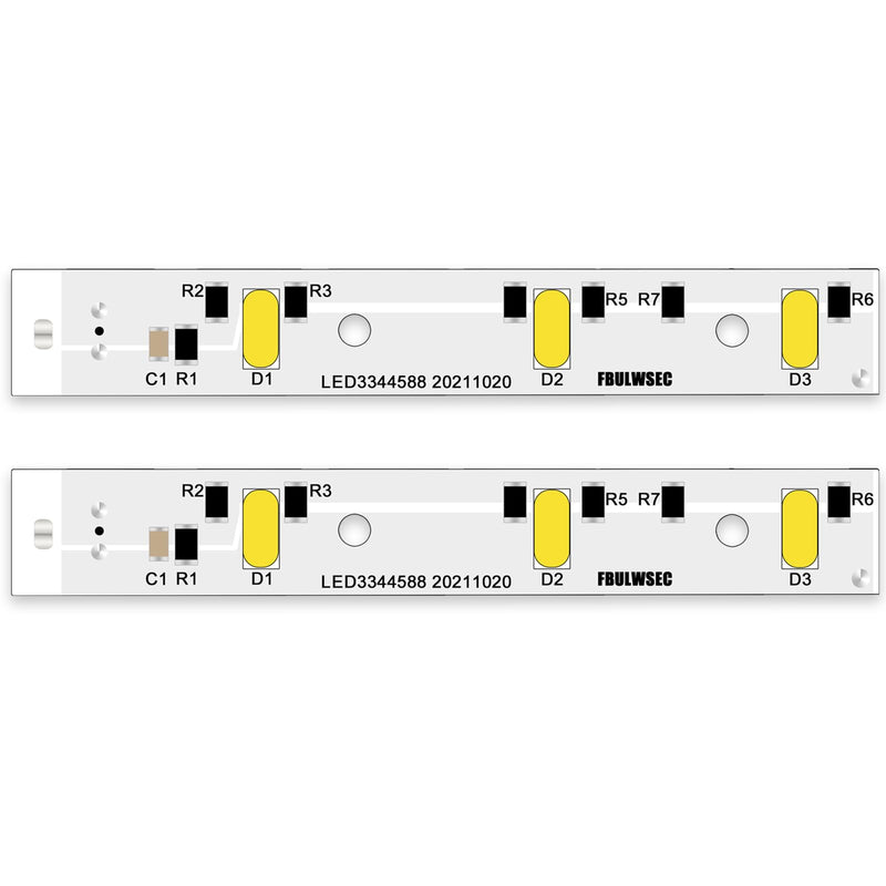 WR55X26671 LED Light Board for GE Refrigerators | Replacement for PS11767930, AP6035586, 4468532, EAP11767930 | Easy Installation 2PCS