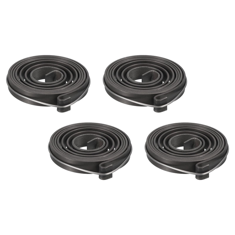 uxcell Drill Press Spring Drill Press Quill Feed Return Coil Spring Assembly Spring Steel Chemical Blackening Finish 1540mm Expand Long 58 x 10 x 1.6mm 2 Pcs