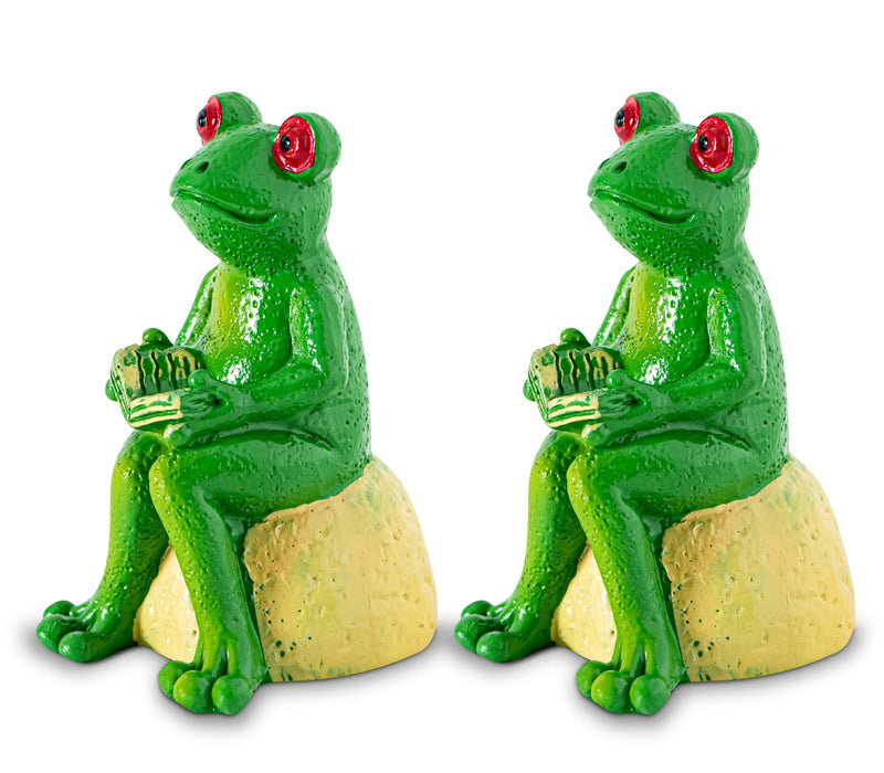 Set Of 2 Frog Toilet Bolt Caps Cute Toilet Bolt Covers Green Toilet Screw Cover Caps Resin Toilet Caps For Bottom Of Toilet Adorable Bathroom Decor - Easy To Install