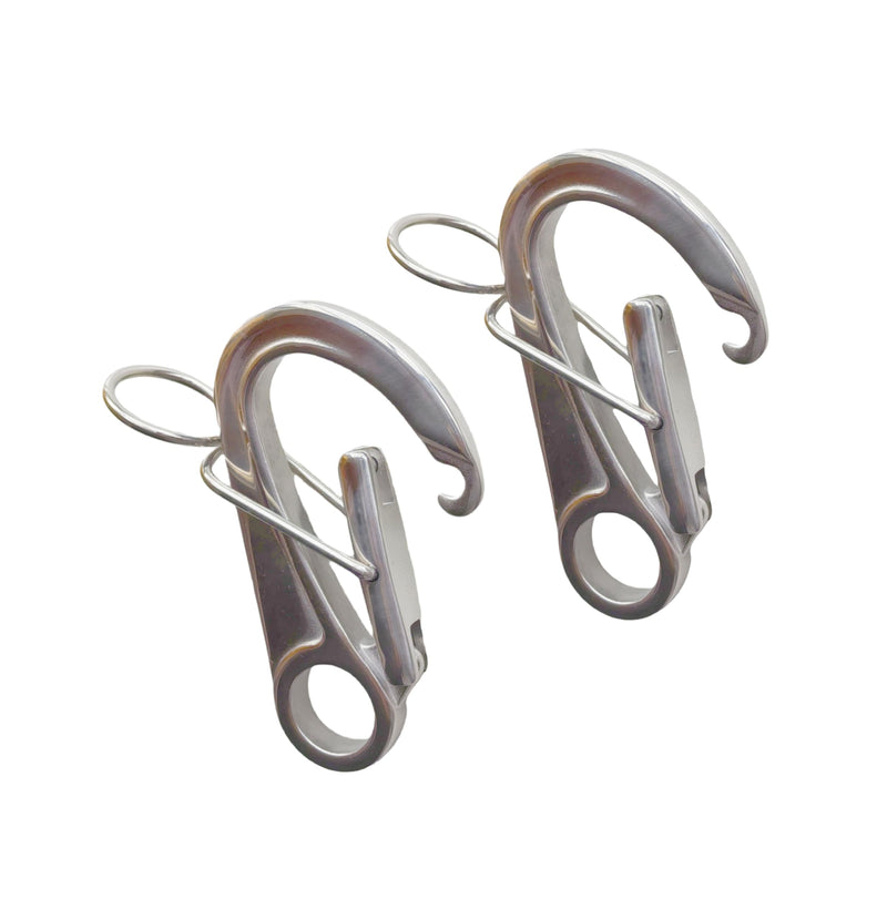 Stainless Steel 316 Butt Hook Kayak Boat Mooring Hook, Docking and anchoring Equipment Safety Protection Hook, Quick Release Hook 2