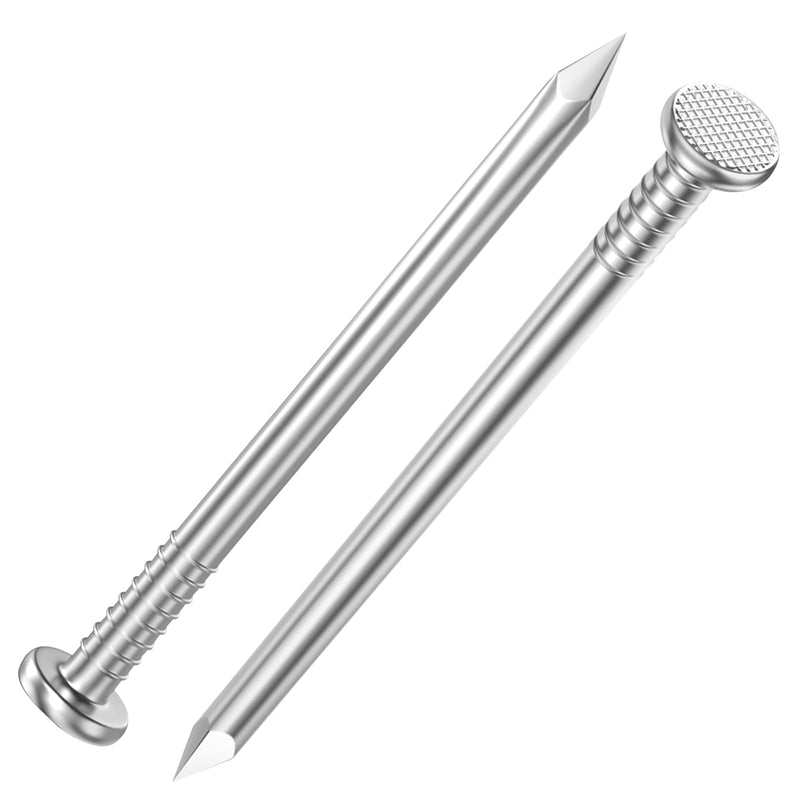 1-1/2 inch Hardware Nails, (300pcs) 1 lbs Stainless Steel Nails, Nails for Hanging Pictures, Small Nails, Wall Nails, Wood Nails 1-1/2 in 1lb Box