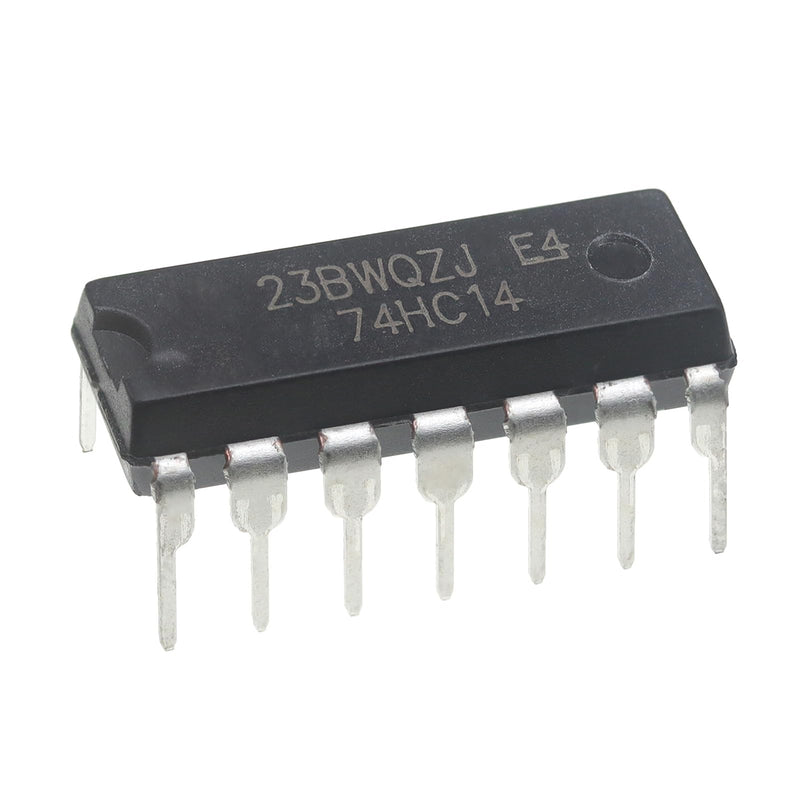 SN74HC14N Hex Schmitt-Trigger Inverters 2V to 6V 2.54mm SN74HC14 74HC14 SN74 IC Breadboard-Friendly Transistors 2 Volt to 6 Volt DIP-14 (Pack of 20pcs) SN74HC14N