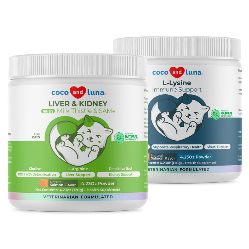 Immunity + Liver and Kidney Support for Cats - with Milk Thistle, Same, L-Arginine & Turmeric, and Dandelion Root for Detox. - PawsPlanet Australia