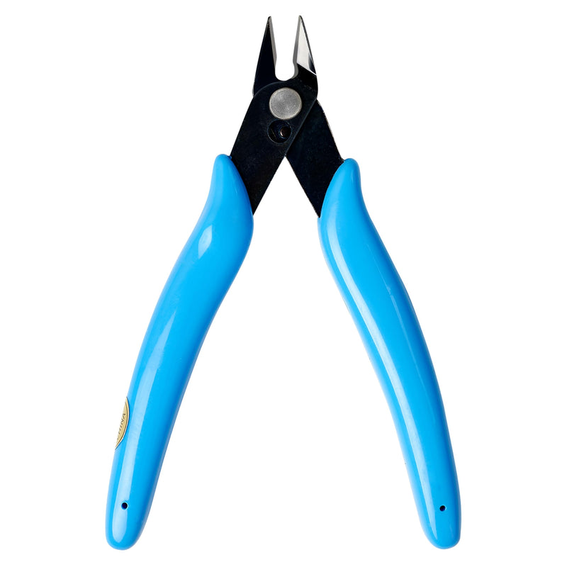 LB2 5 Inch Model Nipper, Plastic Model Tools for Beginners, Sharp Blade Gundam Nipper with Non-Slip Grip, Spure Cutter for Electronics, Gunpla Model Building, Jewelry, Blue A