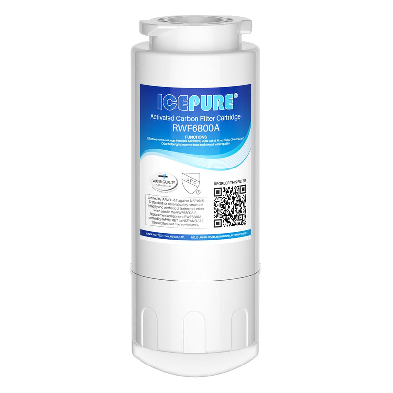 ICEPURE Active Carbon Filter, 6 Months, Replacement for ICEPURE 15" Under Counter Ice Maker with Drain Pump and Filter, WiFi Control