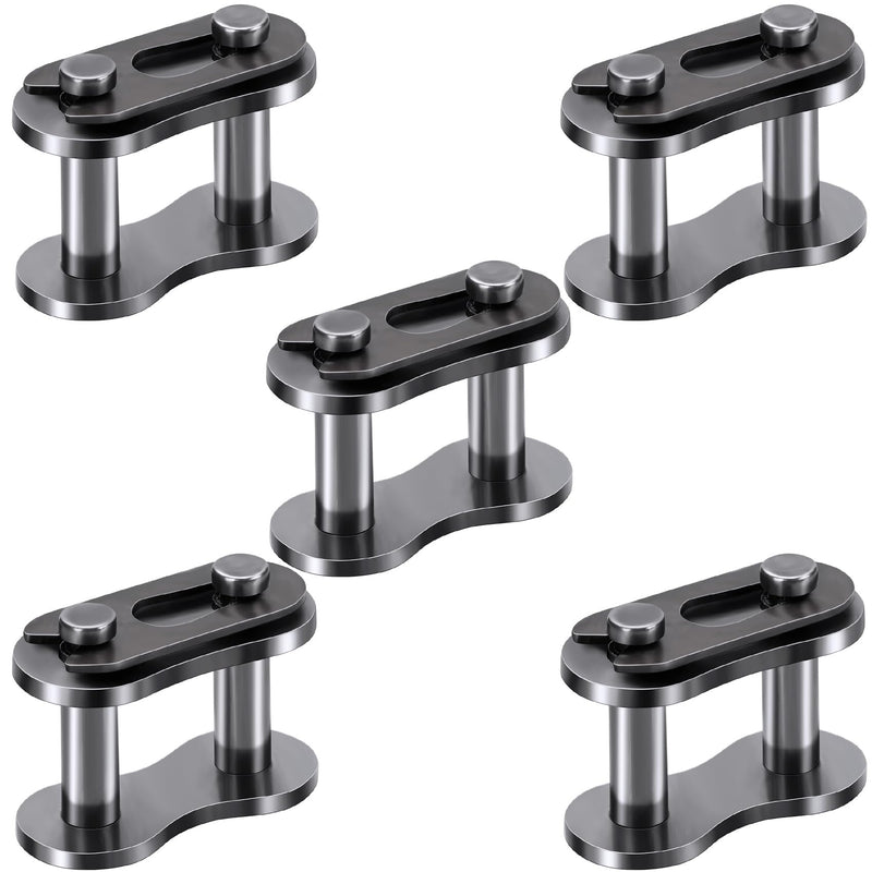 PAGOW 5pcs #40 Roller Chain Connecting Links, Master Connector Link, Heavy Duty Manganese Steel (5pcs #40） 5