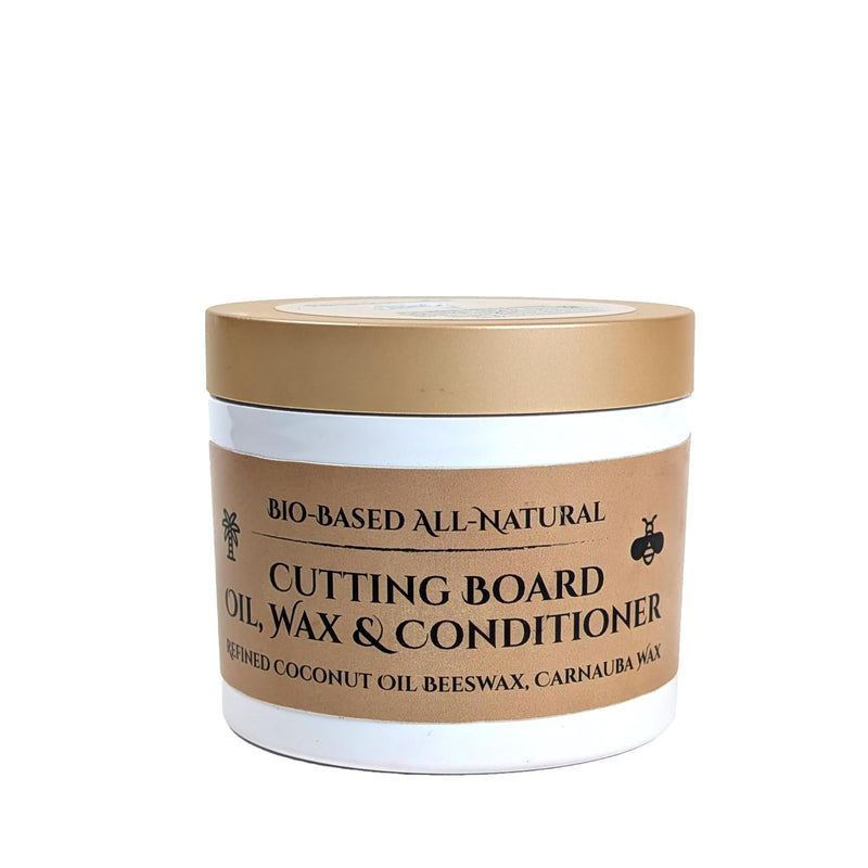 Wood Cutting Board Oil, Wax, and Conditioner. A Food-Grade Mineral Oil Alternative. Refined Coconut Oil (MCT), Beeswax, and Carnauba Wax. The Perfect Blend For Cutting Boards and Butcher Blocks. 5oz. 5.7 Ounce (Pack of 1)