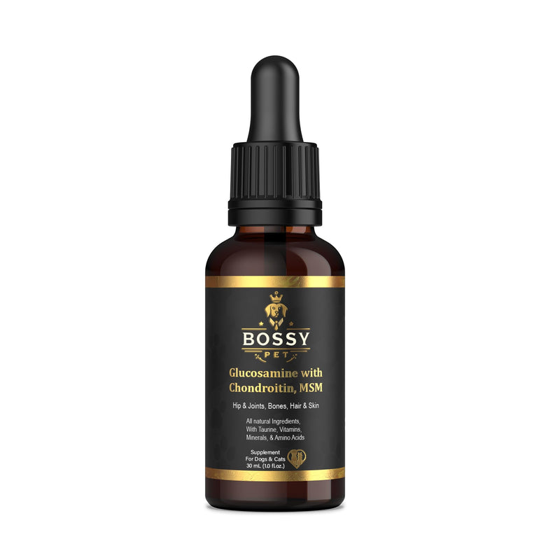 Liquid Glucosamine for Dogs & Cats - Advance Joint Support Supplement - Supplement with Chondroitin, MSM, Hyaluronic Acid, Biotin, Collagen Peptides & Taurine - Max Potency - NewNest Australia