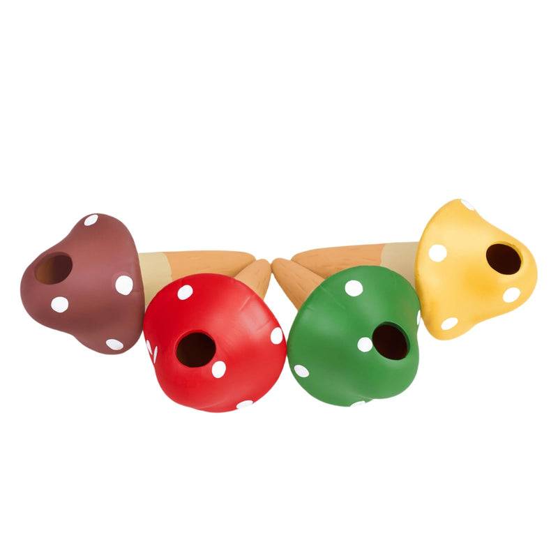 Terracotta Self Watering Devices Premium Self Watering Spikes Upgraded Planter Insert Device Irrigation Dripper Professional Garden Automatic Plant Accessories 4 Packs (Colorful Mushroom2.0) Colorful Mushroom2.0