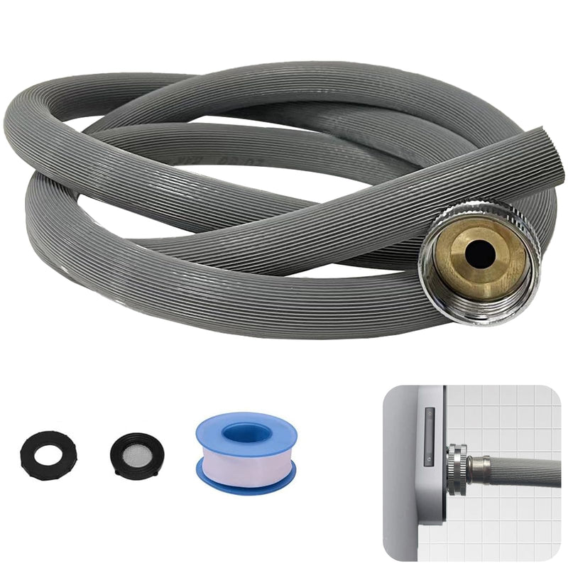 Dehumidifier Drain Hose 3/4 Inch FHT Connection, With Brass Joint To Prevent Water Leakage, Fully Compatible With Most Of Dehumidifiers，5ft 5FT